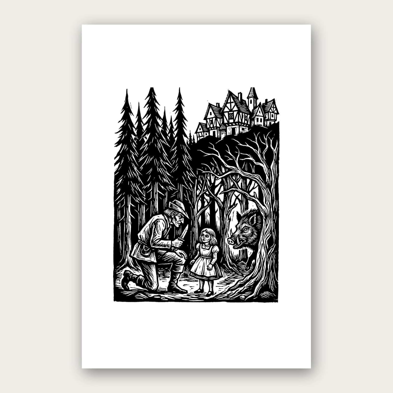 The Snow White plate as printed in the book